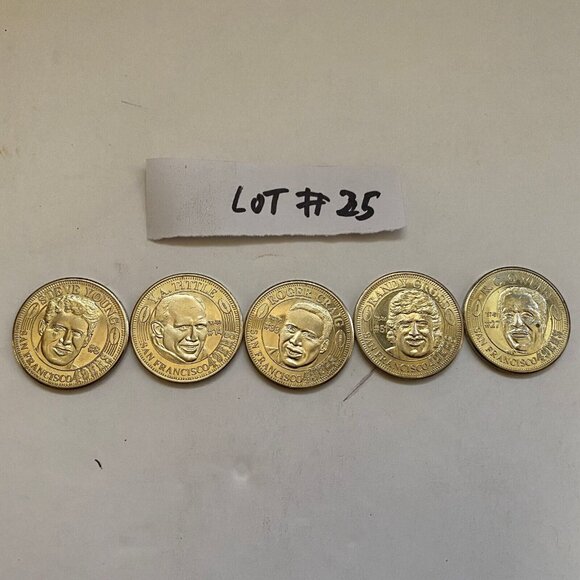 San Francisco 49ers then and now 1994-95 collectable coins 5 of 20 Lot #25 - Picture 1 of 9